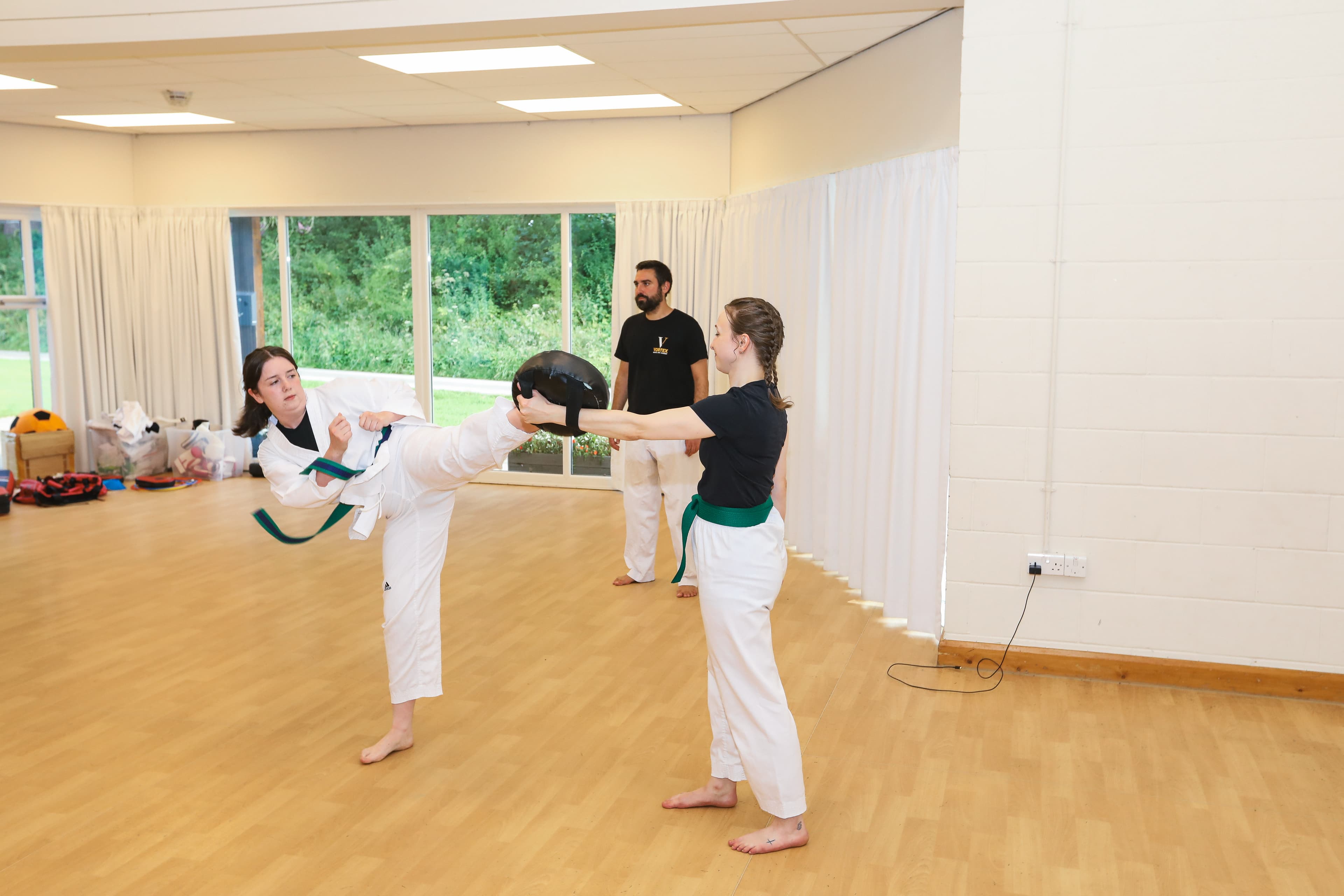 Adults martial arts class at Vortex Martial Arts Academy in Lancaster